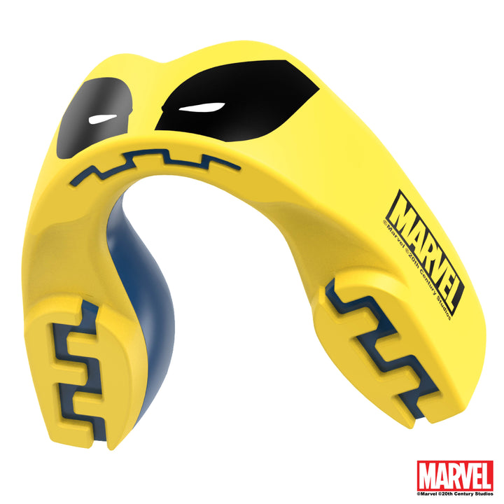 SafeJawz Marvel Wolverine Mouthguard Adult - Yellow