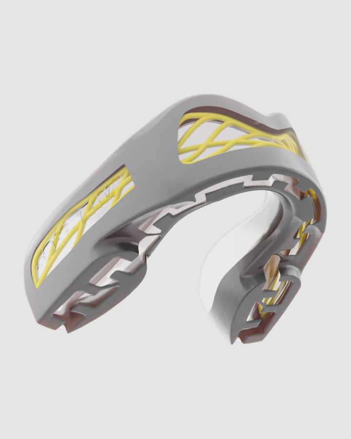 SAFEJAWZ Nitro Mouthguard - Grey and Yellow - Adult