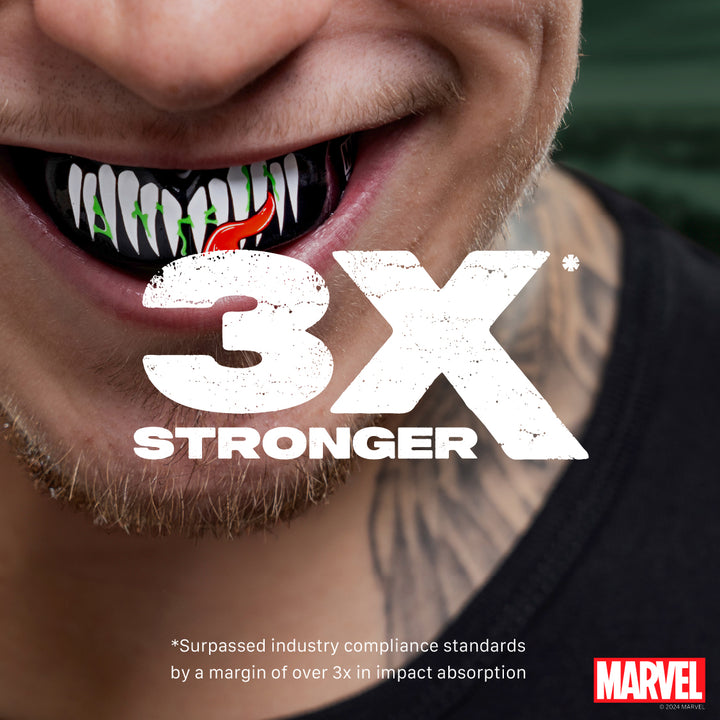 SafeJawz Marvel Venom Mouthguard - Blue