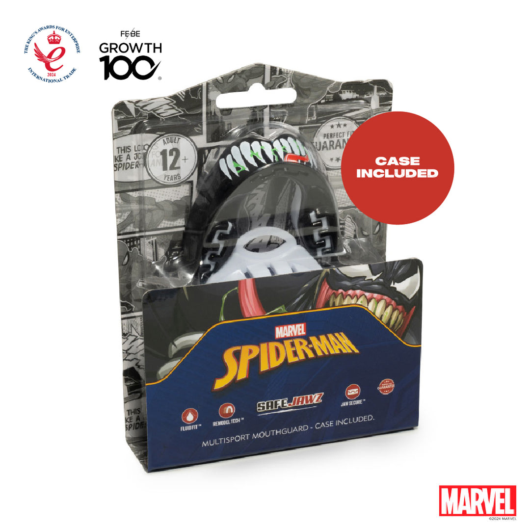 SafeJawz Marvel Venom Mouthguard - Blue