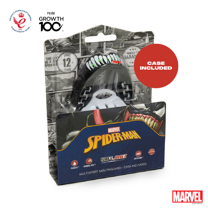 SafeJawz Marvel Venom Mouthguard - Blue