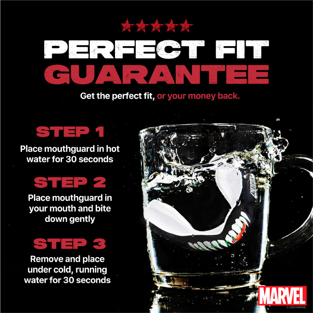 SafeJawz Marvel Venom Mouthguard - Blue