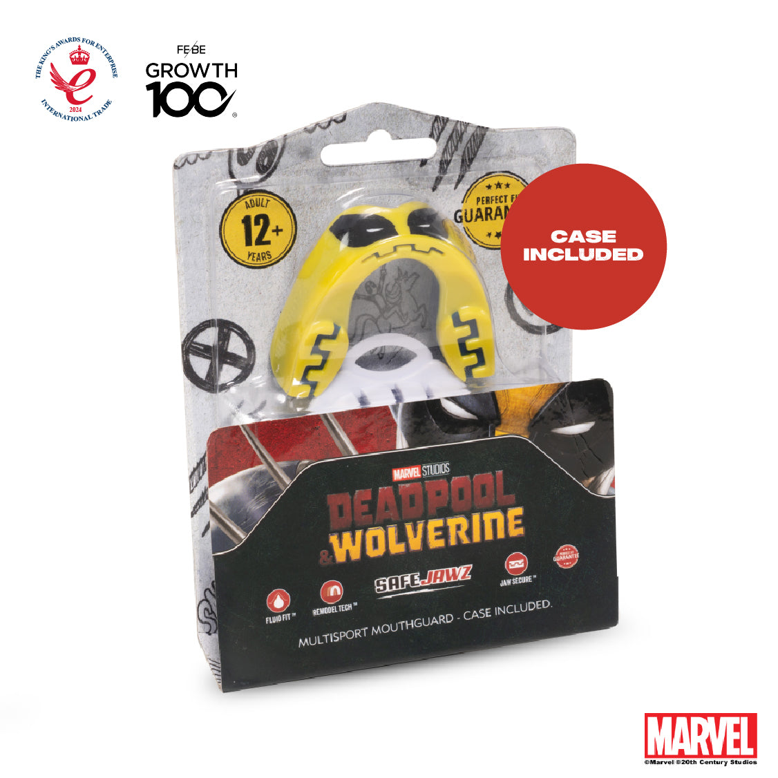SafeJawz Marvel Wolverine Mouthguard Adults