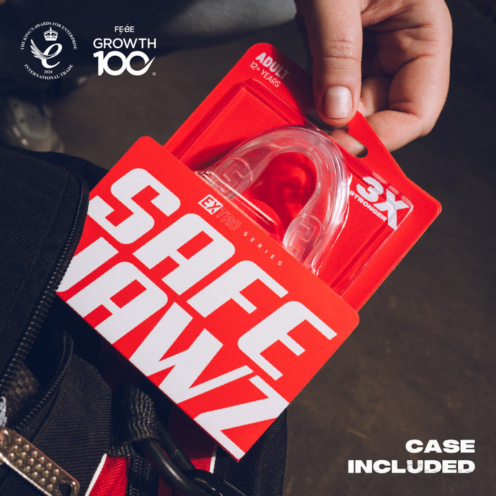 SAFEJAWZ Extro Series Clear Fangz Mouthguard