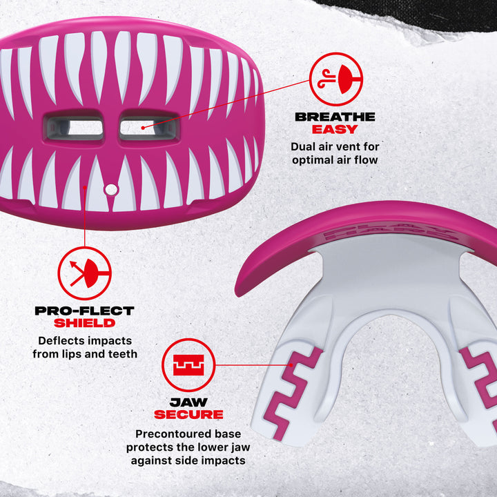SAFEJAWZ Extro Series Lip Protector - Viper Pink