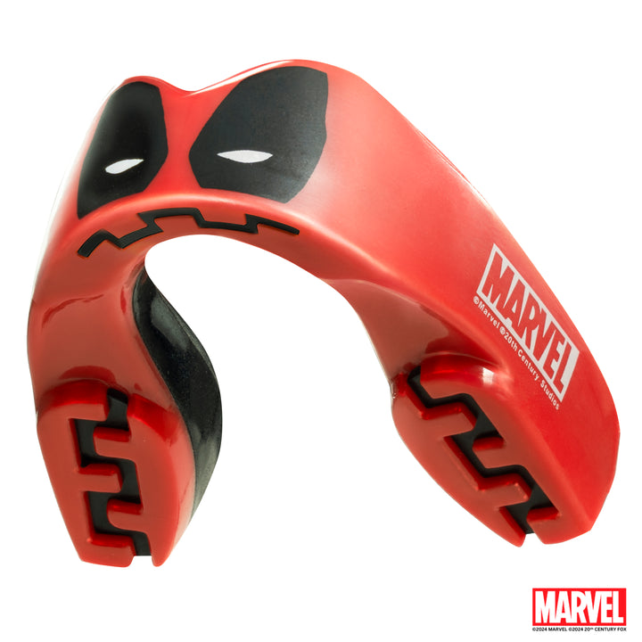 SafeJawz Marvel Deadpool Mouthguard Adults - Red