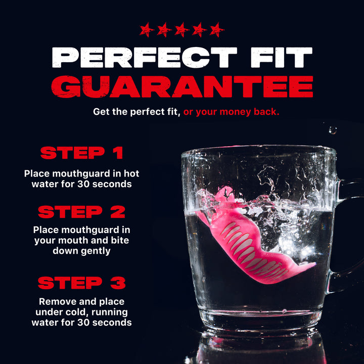 SAFEJAWZ Extro Series Pink Viper Mouthguard