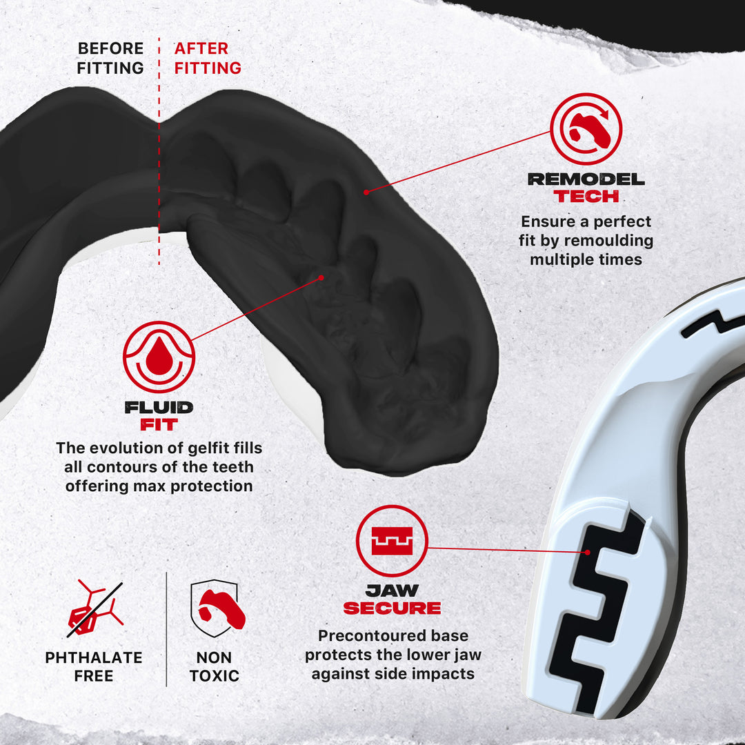 SAFEJAWZ Extro Series Skull Mouthguard