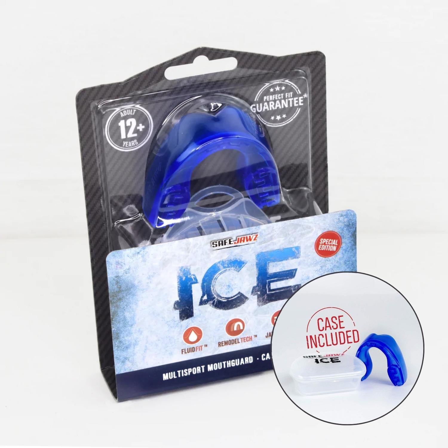 SelfFit Mouthguard 'ICE' Gum Shield SAFEJAWZ®Extro Series