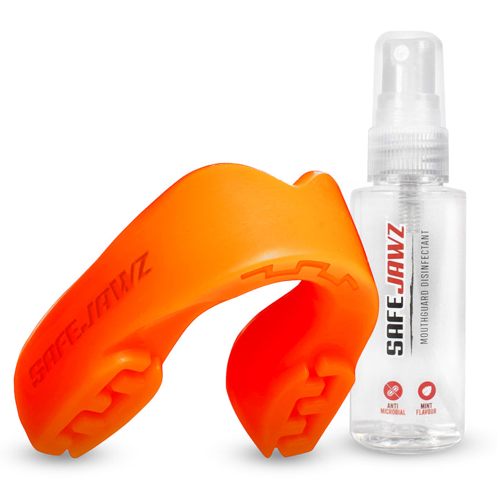 SAFEJAWZ Intro Series Mouthguard Bundle – Fluro Orange