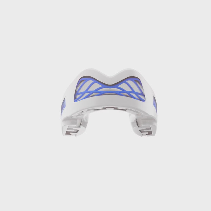 SAFEJAWZ Nitro Mouthguard - White & Blue - Adult
